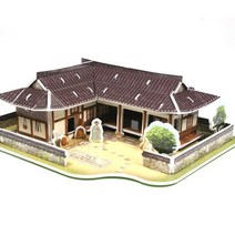 크래커플러스 3D 입체퍼즐 ( 기와집 ) 역사 문화 과학 교육, 1set