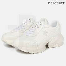 데상트 공용 스토믹 V 키높이 스니커즈 SN123LCR12 WHT