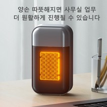 온풍기 가정용 미니 사무실 책상 기숙사 난방기 휴대용 열풍기 급속 열전난방기, 녹색