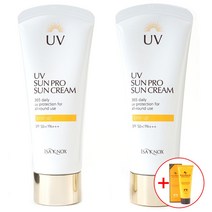 이자녹스 데일리 선크림 70ml+70ml 세트, 단일제품