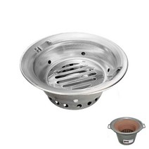 부산화덕(왕) 전용 숯통 220x90mm, 1개