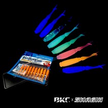 백경 스웨긴 투블럭 웜 SG-501 볼락 전갱이 루어 축광 케이무라, 05 펄화이트글로우