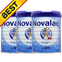 노발락 1단계 800g 분유 3통