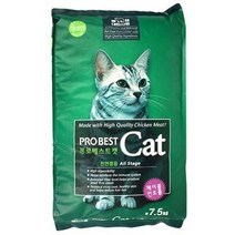 고양이 사료 프로베스트 캣 전연령용 7.5kg, kdongmall 정성배송 애견사료