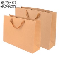 40cm 대형 갈색 크라프트지 축하선물백 5개 일회용품