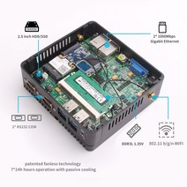 BEBEPC-산업용 미니 PC 셀러론 J4125. 쿼드코어 L. 팬리스 데스크탑 컴퓨터. 윈도우즈 10 프로. 와이파, 03 8G RAM 128G SSD WiFi, 06 Celeron J6412 DDR4
