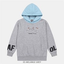 오후 NC10 겨울왕국 후드맨투맨 (M그레이) OHMH19N51