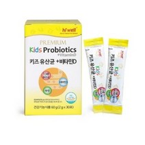 하이웰 키즈 유산균 비타민D 아연 30포, 5통