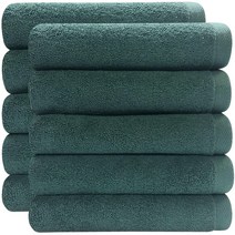 100장 업소용 150g 인쇄무료 모텔 호텔 펜션 미용실 요양원 기념 수건 타올, H150g-다크그린100장