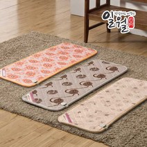 일월 50W 절전형 다용도 미니싱글 온열매트(랜덤발송), 48x134(cm), 랜덤발송