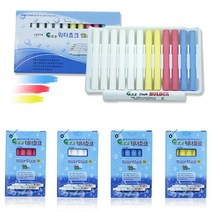 그린태성물분필혼합12P+분필홀더1개 /친환경 워터초크 물분필 분필 분필홀더, 빨강