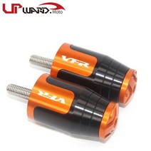 바이크 오토바이 핸들 바 그립 엔드 캡 끝 플러그 혼다 VFR 400 750 800 Fi/W1 VTEC 1200F Crosstourer, 03 Orange