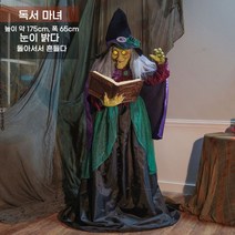 할로윈소품 마녀 할로윈장식 유령의집 장식품 야외 해골 파티 소품, A. 검은 색