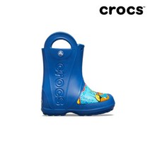 [크록스(CROCS)] [크록스] 키즈 펀랩 다이노 레인부츠 205536-4GX