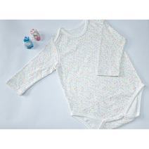 신생아배넷슈트 배냇슈트 배냇저고리 아기가운 플라워패턴 꽃무늬 국내생산