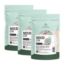 보이차 중국 운남성 PLA 생분해 삼각 티백, 50티백, 3개