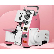 미싱재봉틀 오버록 간편 한땀 바느질 의류 수선 취미, 화이트 3줄