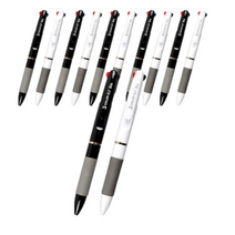 3색볼펜2 0.7mm SP11787 2종 x 6p, 블랙+화이트, 2세트