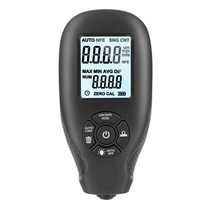 도막 두께 측정기 코팅 도금 자동차 페인트0.01mm 1mil lcd 측정 도구 128, 협력사, 검은 색, 1개