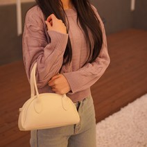 [당일배송]여성 티셔츠 플레인 꽈배기 트위스트 파스텔 크롭 여성 니트