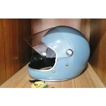 티티앤코헬멧 및 공동 고강도 유리 섬유 오토바이 풀 페이스 할리 오토바이 크루즈 레트로 오토바이 경량, 파란색, m