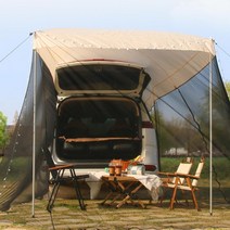 더뉴 렉스턴 차박텐트 카텐트 차량용 꼬리 그물망 차크닉