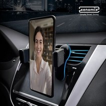 스마트폰 송풍구용 차량용 거치대 카멜레온360 회전, 없음