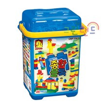 플러스 종합블럭 OBP2041 38개월이상 113Pcs 피규어3 스티커포함 기차만들기 그린랜드