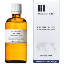 [일본 아로마오일] 티트리 100ml 티트리 인센트 에센셜 오일 정유, 100밀리리터(x 1)