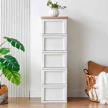 모던하우스 강남점 가구 좁은공간 깔끔 수납 에브리 틈새 5단 서랍장 W324(불투명)_CF0522044