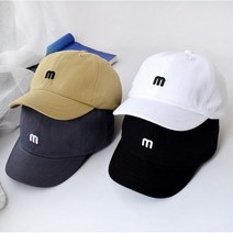 넥플 남자 숏챙 챙짧은 소두 모자 귀여운 볼캡 4컬러, 화이트