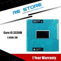 노트북 프로세서 인텔 코어 i5 3320m 2 6ghz 3m 5 gts sr0mx 모바일 노트북 CPU 프로세서, 없음