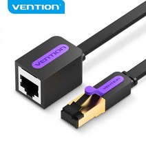 POE 확장기 VentionCat7 이더넷 연장 케이블 RJ45 Cat7Cat6 수암 Rj45 어댑터 PC 노트북, 천만