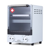 고온 살균 소독기 의료장비 네일샵 건열멸균기 소독함, 하단 스위치  적십자 스티커