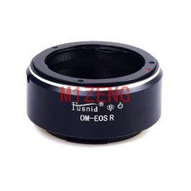 올림푸스 OM 렌즈 용 삼각대가있는 OM-EOSR 어댑터 링 캐논 EOSR RF 마운트 풀 프레임 카메라, 02 with short tripod