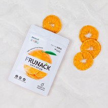 프루낵 제주 감귤칩 과일칩 파우치 20G