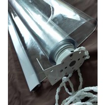 완전 투명 방수 방진 방풍 롤스크린 친환경 pvc 롤블라인드