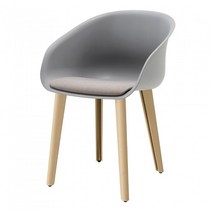 [에보니아] 로이 의자 고정발 패드포함/카페의자/디자인체어/식탁의자, 그레이