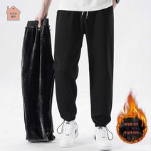 커넥트 빅사이즈 배달 오토바이 방한 바지 할리, L60-70kg, 블랙 스트링 플러시