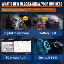 바코드스캐너 바코드리더기 Autel MaxiCOM MK808BT OBD2 스캐너 자동차 진단 도구 mx808 업그레이드 버전, 15 태국