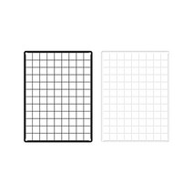 위드금창 메쉬망 450x600mm 다용도 인테리어 벽선반 휀스망 철망, 450x600mm 화이트, 1개