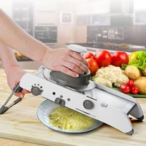 양배추슬라이서 슬라이서 양배추채썰기 야채슬라이서 양배추채칼 Slicer Grater Cutter 스테인레스 스틸 슈레더 양파 감자 강판 조정 야채 커터 Multi-Fuctional, CHINA, 1