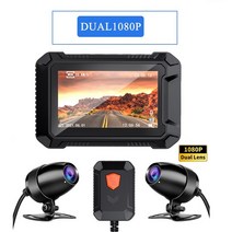 블랙박스 가성비DVR-오토바이 카메라 GPS 와이파이 모터바이크 대시캠 2 채널 1080P 모토 블랙박스, 01 Standard version_01 아무도