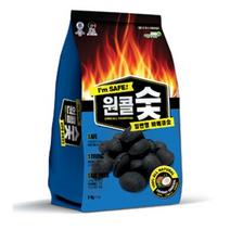 원콜 정품 원콜숯일반형 2kg, 3봉