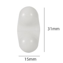 떡밥 투척기 더블 딸랑이 어트랙터 비즈 바다 보트 부두 낚시 리그 진동 물고기 바이트 미끼 알람 벨 액, 01 WHITE