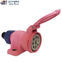 이엠테크 EMT-460C4 신형 판넬 분전함 벽 취부형 콘센트 100A AC 380V 440V 겸용 3선식 산업용 플러그 판넬용 고압, 1개, 0cm