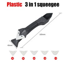 실리콘 제거기 실리콘 제거기 스크래퍼 다기능 Coner 코킹 스크레이퍼 접착제 리무버 나이프 그라우트 도구 바닥 금형 제거 손 세트, [01] 001