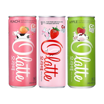 오라떼 240ml 3종 피치 5캔+딸기 5캔+애플 5캔 총15캔, 단품