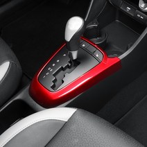 유투카 모닝 어반 튜닝 기어패널 커버 레드 카본 몰딩 인테리어 용품, 레드-기어패널 커버 1P [17년형~현재]