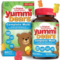 히어로뉴트리셔널프로덕츠 야미 베어 컴플릿 어린이 멀티비타민 구미, 90개입, 1개